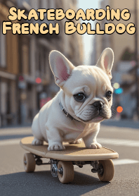 Cute Skateboarding French Bulldog VOL.2