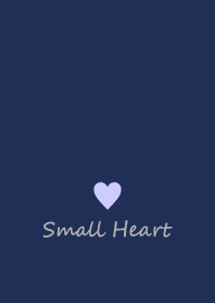 Small Heart *Navy Purple 2*