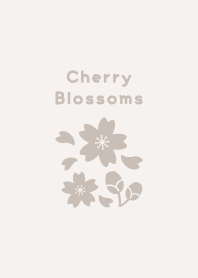 Cherry Blossoms13.Beige.