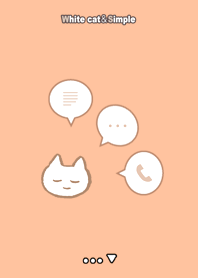 White cat & Simple orange 02