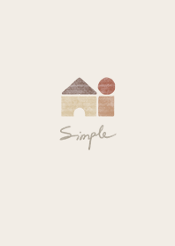 Simple shape blocks:woody ver.