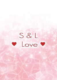 S & L Love Crystal Initial theme