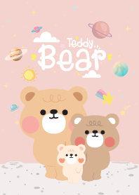 Teddy Bear Mini Galaxy Light Pink