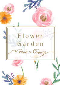 *Flowers Pink&Orange