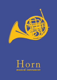 horn gakki Corn flower blue