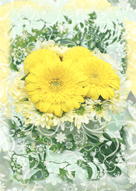 Yellow flowers improve luck