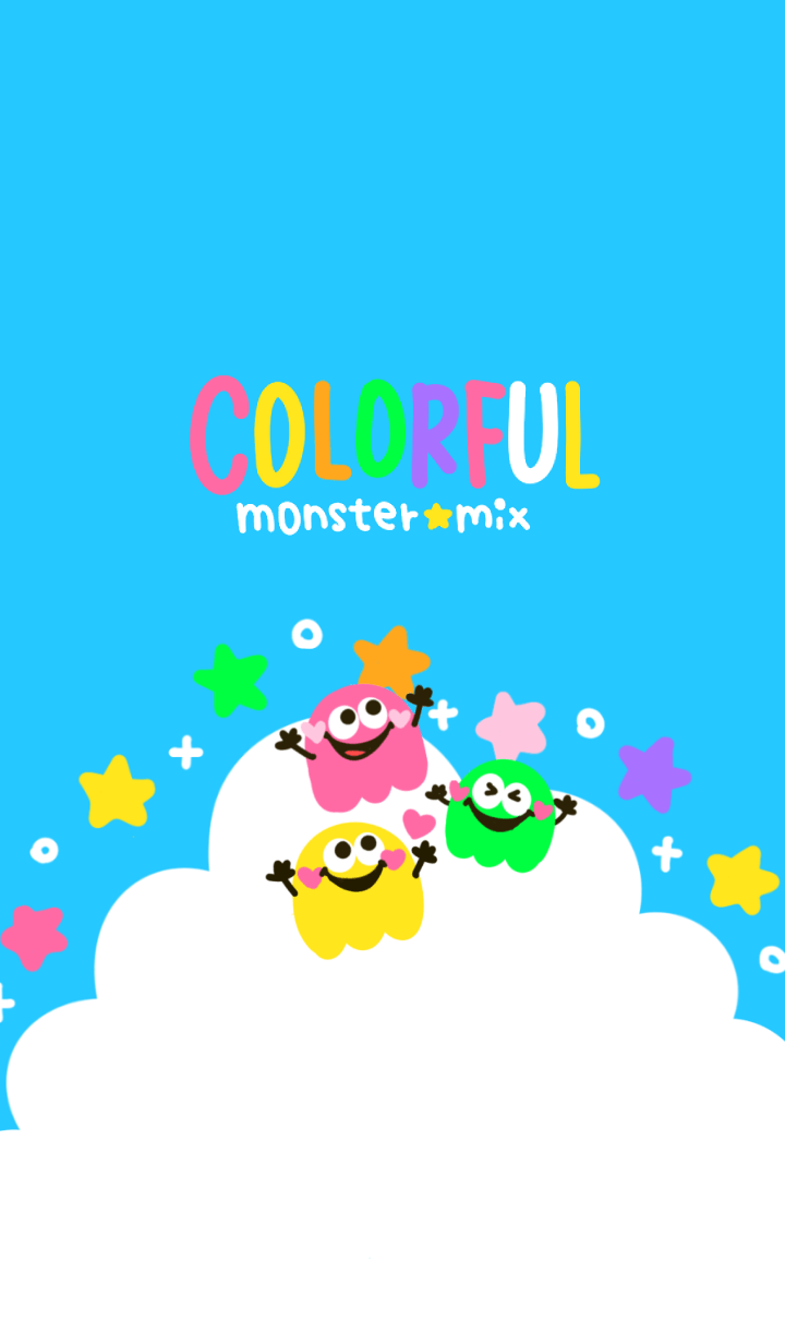 絵文字が映える♡カラフル♡派手mix