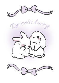 Romantic bunny <3 (purple ver.)