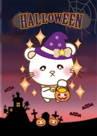 Panda cat, Pan'nya and halloween theme2