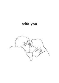 with you simple monotone theme