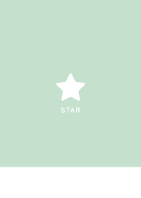 Simple Lucky Star /Dull Blue Green&White