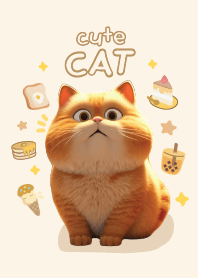Cat Orange Chubby.