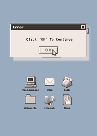 Old Computer (Brown+)  - Blue Beige 01