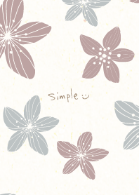 Adult color flower23 from Japan