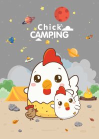 Chicken Camping Gray
