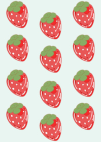 sweet glossy strawberry