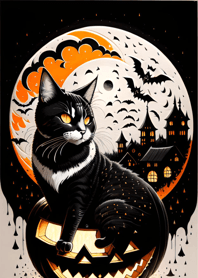 halloween cat 574678
