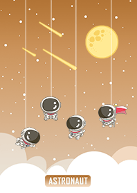 Misty Cat - Outer Space Gradient Beige