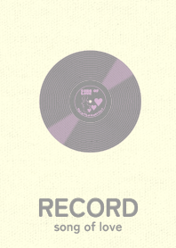 RECORD_love Pale lilac