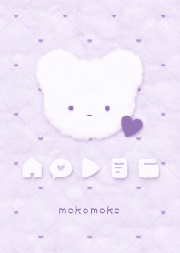もこもこ & くま ♥ ダイヤグリッド F-05