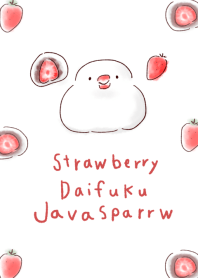 Java Sparrow Strawberry Daifuku