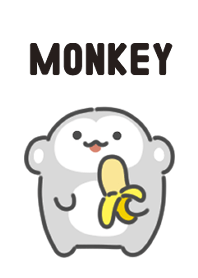 Monochrome monkey theme