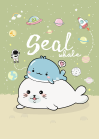 Seal and Whale Cute.