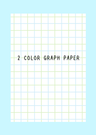 2 COLOR GRAPH PAPER/BLUE&GR/LIGHT BLUE