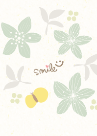 flowers, leaves and butterflies8