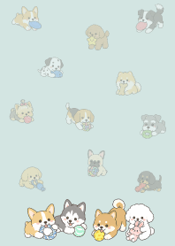 Dogs love to play.3