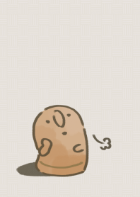 Haniwa lost in thought