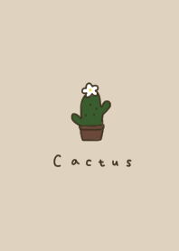 Cactus and natural beige.