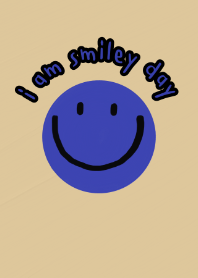 i am smiley day_blue