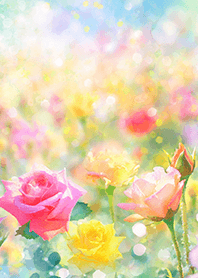薔薇(バラ)の花の着せかえ(R3990)