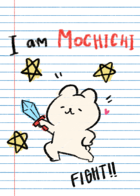 Mochichi bear on your notebook