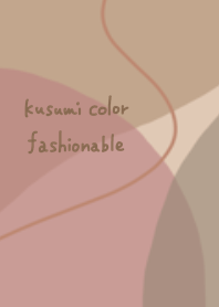 Fashionable dull color theme