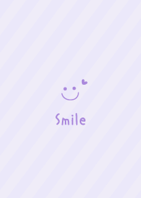 微笑 心 *紫色* 條紋2