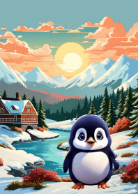Cute penguin flower (JP)