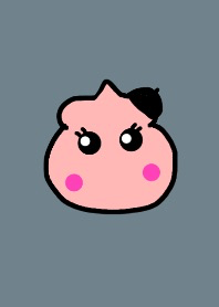 コンウちゃん シンプル ブルーグレー