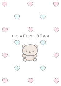 Lovely bear. baby pastel