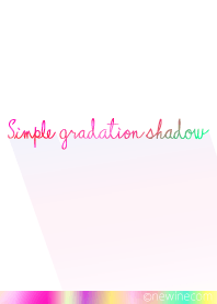 Simple gradation shadow