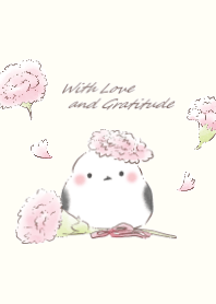 Shimaenaga&Carnation:beige