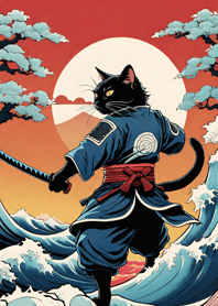 Lautan Kucing Ukiyo-e 1