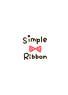 kawaii simple ribbon