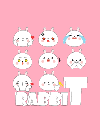 Love Cute Face White Rabbit