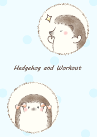 Hedgehog and Workout -blue- dot