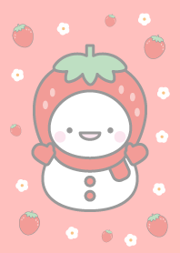 Strawberry: Red Snowman Theme 6