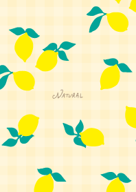 Lemon plaid pattern20 from Japan