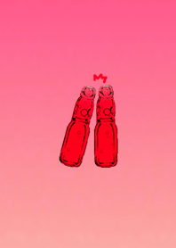 イチゴラムネで乾杯