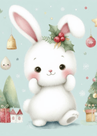 Cute Christmas Bunny_9